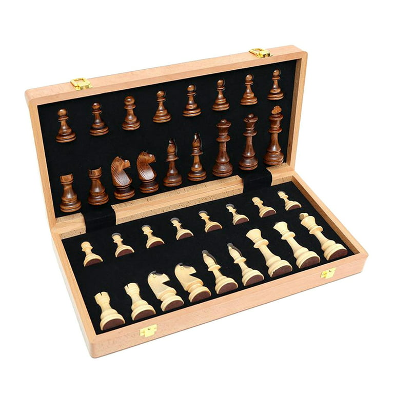 Chess with Folding Board and Full Size Chess Pieces ( Exclusive) by  Goliath