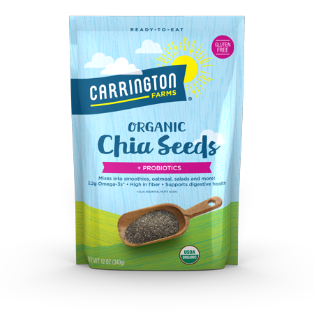 Carrington Farms Organic Chia Seeds, 14.0 Oz (Best Quality Organic Chia Seeds)