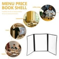 thumbnail image 5 of 5 pcs  Transparent Menu Cover PVC Binder Cover Durable Looseleaf Menu Folder, 5 of 6