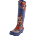 thumbnail image 1 of Joules Women's Welly Print Blue Floral Knee-High Rubber Rain Boot - 5M, 1 of 3