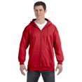 thumbnail image 1 of Hanes 97 oz Ultimate Coton 90/10 Capuche à Fermeture Éclair Complète - Rouge Profond - 2TG (Économie Instantanée 5 % & Plus sur min 2), 1 of 1