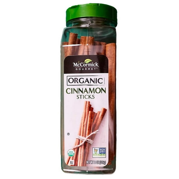 McCormick Organic Cinnamon Sticks, 8 oz - 2 Pack