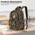 thumbnail image 7 of DISNIMO Wolf Camouflage Hunting Print 17 Inch School Backpack for Kids Boys Girls Lightweight Bookbag with Side Pocket Primary Middle School Backpack with Padded Straps Casual Daypack, 7 of 7