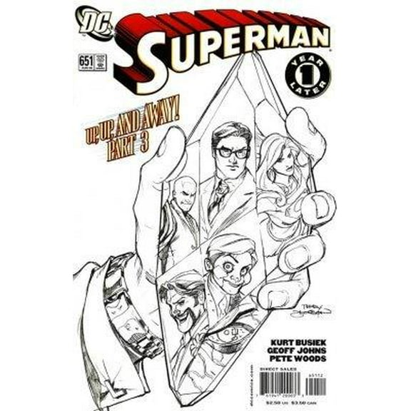Superman #651 "2nd Print Sketch Variant"  DC Comics Comic Book