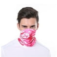 thumbnail image 2 of SWSMCLT Men's Head Scarf Neck Gaiter Thin Face Cover Fall Breathable Sports Summer Stretchy Biking Spring Basic Turban Rose One Size, 2 of 2