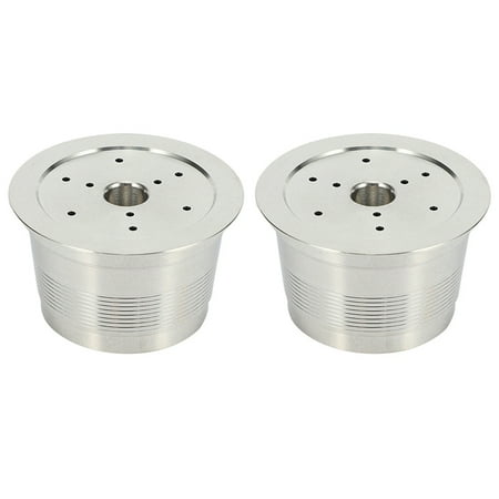 

2X Compatible for Caffitaly Coffee Machine Maker Stainless Steel Refillable Reusable Capsule for Caffitaly Cafe Capsule