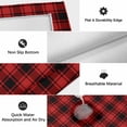 thumbnail image 6 of Red Black Plaid Outdoor Rug for Patio/Deck/Porch, Non-Slip Large Area Rug 3 x 5 Ft, Vintage Farmhouse Abstract Buffalo Check Indoor Outdoor Rugs Washable Area Rugs, Camping Rug Carpet Runner, 6 of 8