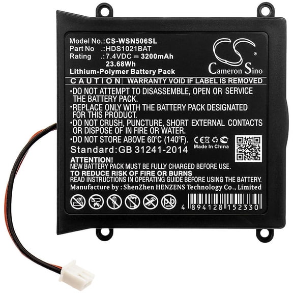 3200mAh Owon HDS1021BAT Battery for HDS-N oscilloscope HDS1021M