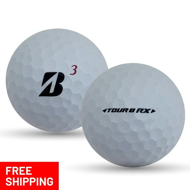 24 Bridgestone Tour B RX/RXS 5A /4A Used Recycled Golf Balls, White, by Mulligan Golf Balls