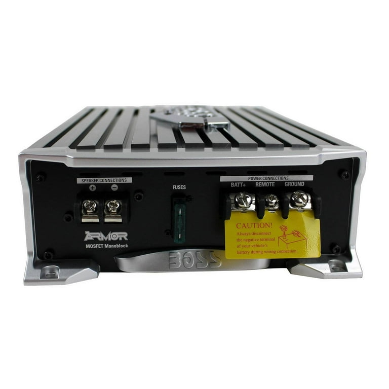 Boss Audio 1500 Watt Mono A/B MOSFET Power Car Amplifier +