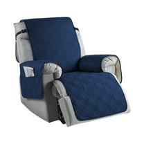 Waterproof Recliner Chair Cover, Non Slip Singly Sofa Recliner Covers with Pocket, Washable Reclining Chair Cover Furniture Protector for Pets,for living Room and Bedroom 24.8"