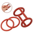 thumbnail image 1 of HONMEET Ice Cream Machine Accessory 3pcs Dark Red Maintain Elasticity in Cold Environments for Home Use, 1 of 7