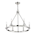 thumbnail image 4 of Trade Winds May 6-Light Chandelier in Polished Nickel, 4 of 6