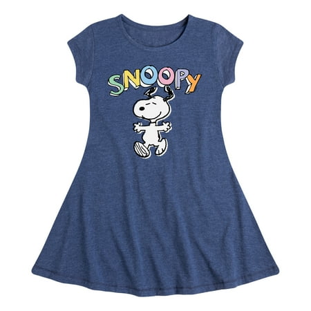 

Peanuts - Snoopy Sketchy - Youth Girls Fit & Flare Dress