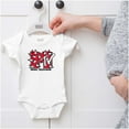 thumbnail image 5 of Cool Retro MTV Punk Spikes Logo Romper Boys or Girls Infant Baby Brisco Brands NB, 5 of 6