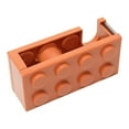 thumbnail image 2 of Tape Dispenser, Mini Building Block Shape Tape Dispenser Easy Cutting Desk Tape Holder PP Material Practicality Desktop Tape Dispenser for School Office Study, 2 of 7