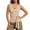 #0186-Khaki, variant on Uootdi Women's Tops Cowl Neck Sleeveless Tie Waist Tops Office Elegant Style Lightweight Breathable Relaxed-Fit Blouses Gift