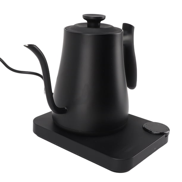 Hervidor Eléctrico Con Cuello de Cisne, Hervidor para Café y Té, Caldera de Agua Potente y Rápida de 1200 W, Control de Temperatura, Interior DE