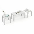 thumbnail image 5 of Furinno CLASSIC 3-Pc Table Set & Coffee Table & 2 Side Tables White, 5 of 7