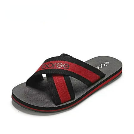 

Men‘s Fashion Comfortable Non-slip Slides Casual Lightweight Slippers For Indoor Outdoor Beach Shower