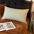 thumbnail image 6 of Dvumao Home Decor, Plaid-Patterned Home Pillowcase Skines-Friendly Breathable Singles Pillowcase For Adults Extra-Large Size Suitable For Bedroom Bedding, 6 of 6
