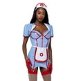 thumbnail image 5 of Retro Nurse Women's Halloween Cosplay Costume, 5 of 5