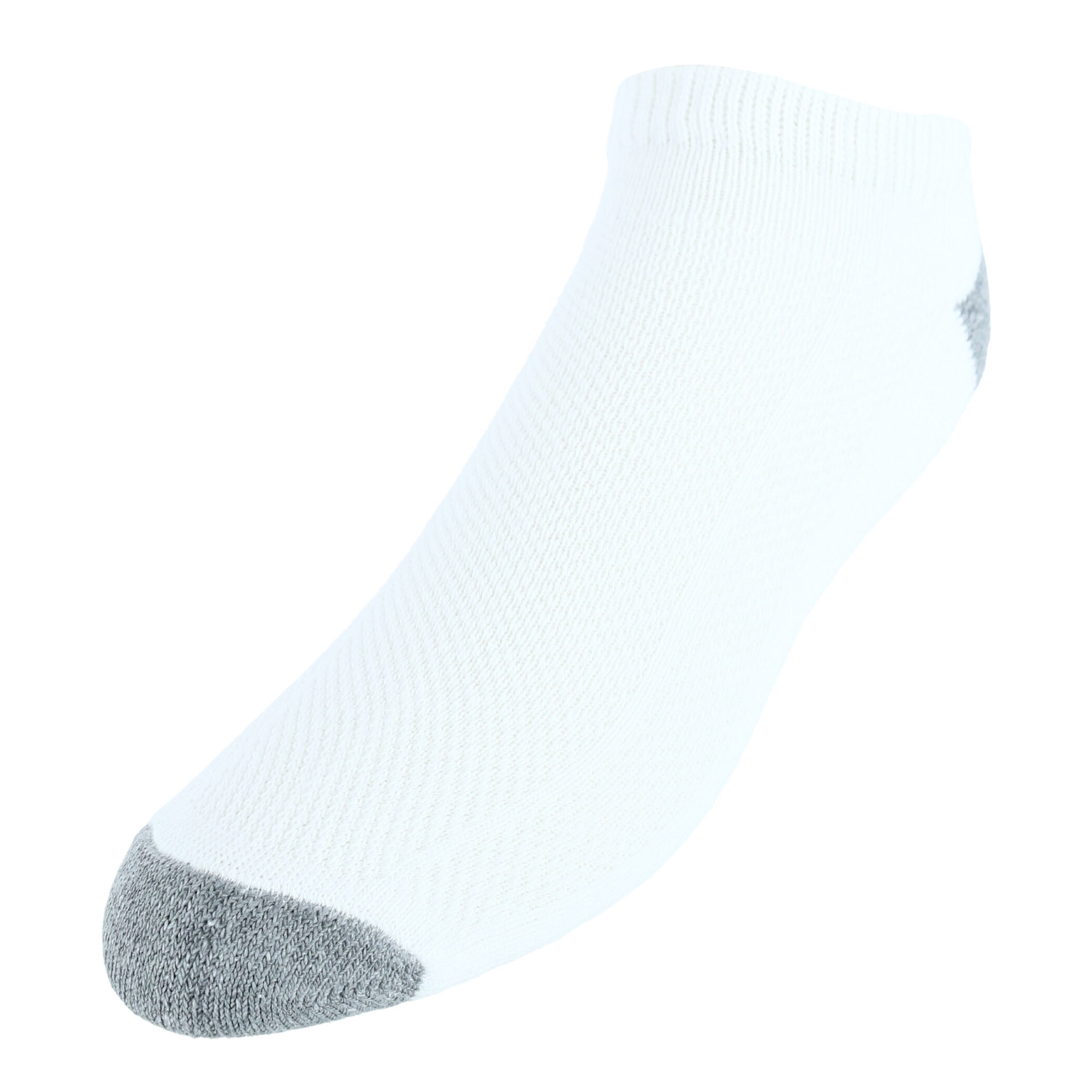 Fruit of the Loom Men's Breathable No Show Cushioned Sole Socks (6 Pack ...