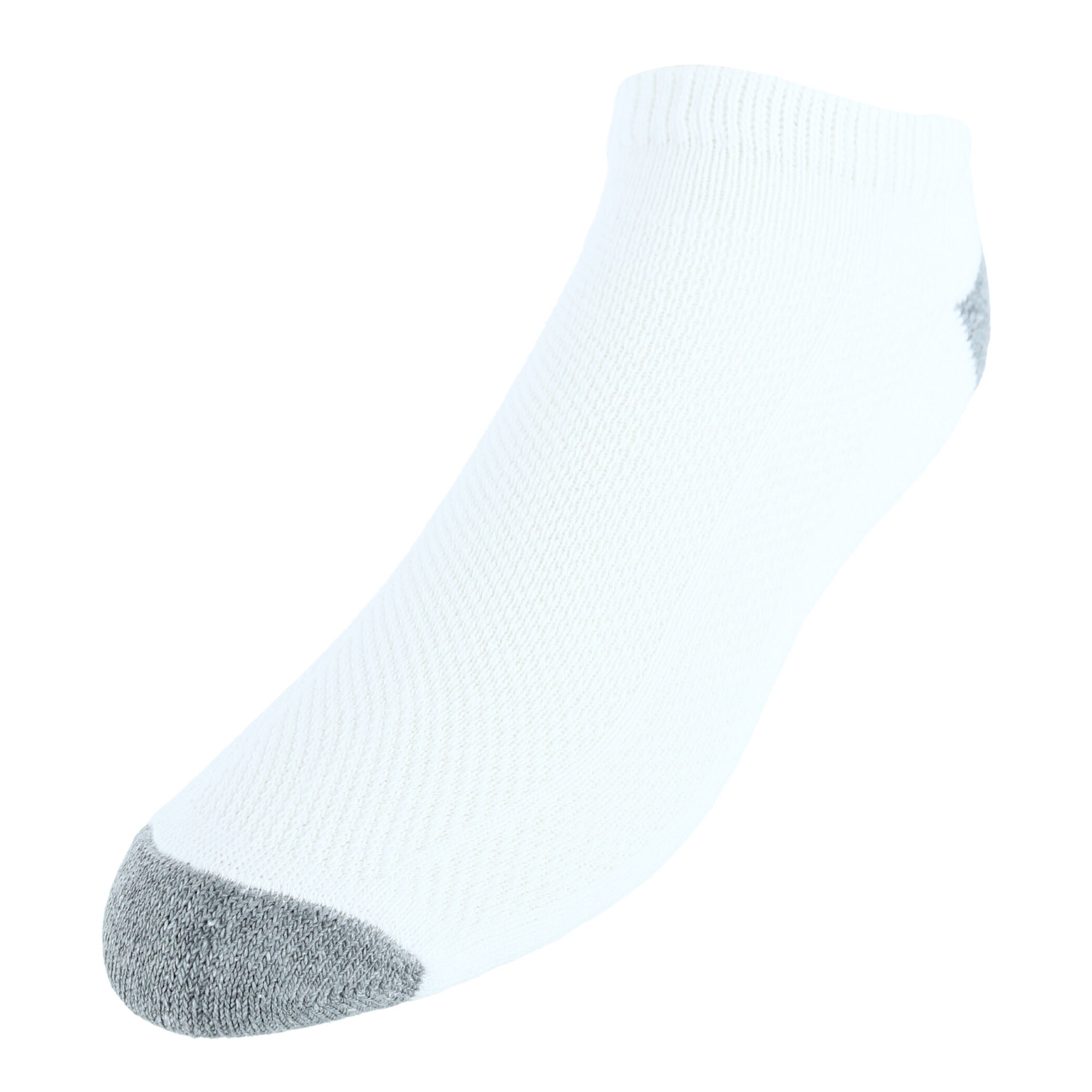 Fruit of the Loom Men's Breathable No Show Cushioned Sole Socks (6 Pack