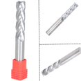 thumbnail image 4 of findmall 1/2 Inch Helix Carbide End Mill Tialn Coated 4 Flute 2 Inch Length of Cut Fit for Aluminum Cut Non-Ferrous Metal Upcut CNC Spiral Router Bit, 4 of 6