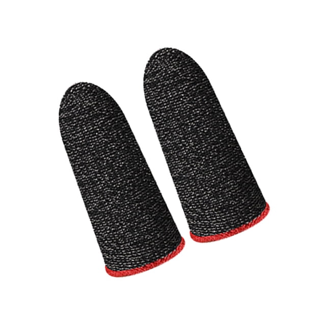 Bearachild Mangas de dedo pulgar a prueba de sudor pantalla táctil profesional transpirable sin costuras controladores de juegos móviles Videojuegos y accesorios