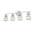 thumbnail image 4 of Millennium Lighting  4 Light Bathroom Vanity Fixture with Metal Shade Brushed Nickel Nickel Brushed, 4 of 4