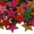 thumbnail image 3 of 50 Piezas De Formas Mixtas De Estrellas Botones De 2 Agujeros Para Artesanías De Scrapbooking, 3 of 7