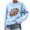 ☃214-Light Blue, variant on Xuyuer Game Day Shirts Women: Football Graphic Shirts Gameday Football Season Shirt Team Fan Long Sleeve Tops