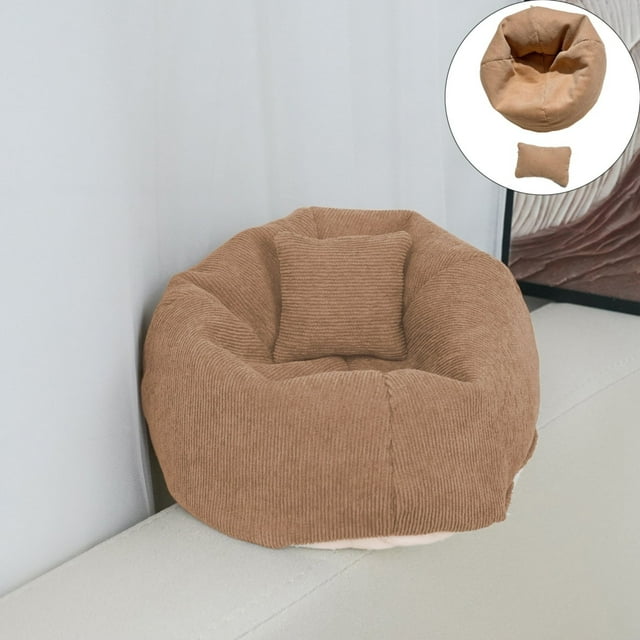 HUASHENG Bed For Sofa Soft Furry Cushion Doll For Accessories Seat For Desktop Display Decoration For Fans Collectors