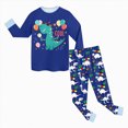 thumbnail image 5 of NOLDARES Little Boys Pajamas Toddler Boys Clothes Truck Sleepwear Cotton 2 Pieces Pjs Kids Jammies Sets 6-12 Months 12-24 Months 2t 3t 4t 5t 6t 7t 8t 9t Children,Blue,2-3 Y, 5 of 5