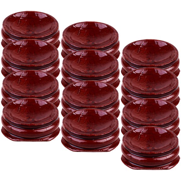 15 Pcs Display Bases Crystal Ball Decor Sphere Holders for Balls Stands Walnut Wooden