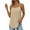 Beige, variant on Yigetop Tank Tops Women, Summer Tank Tops for Women 2025 Loose Fit Pleated Square Neck Sleeveless Shirt Curved Flowy Vest Basic Cotton Tee Loose Fitting Tank Tops for Women Yellow 3XL