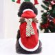 thumbnail image 4 of Disfraz de Papá Noel para perros Ropa navideña Disfraz de reno para perros Suéter cálido para perros Abrigos para mascotas Trajes navideños para perros pequeños Gatos, 4 of 4