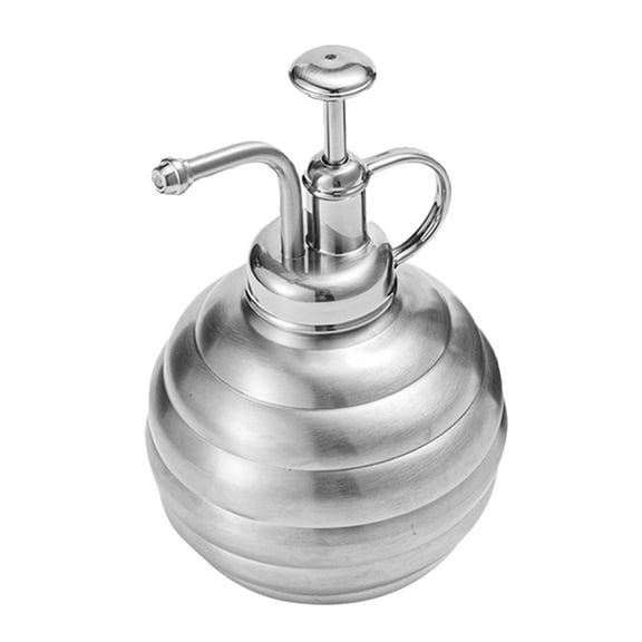 OUNONA Stainless Steel Flower Mister Watering Bottle Spray Watering Pot Garden Plant Watering Sprayer