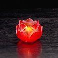 thumbnail image 1 of Candelabro Budista XWSHYW Flor de Loto de Cristal 8 Colores, 1 of 4
