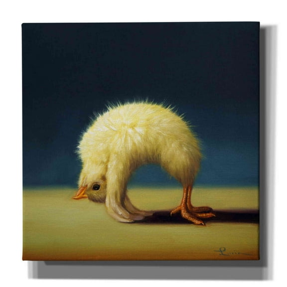 Epic Graffiti 'Yoga Chick Upward Bow' by Lucia Heffernan, 26"x26"