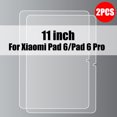 thumbnail image 1 of 2Pcs Tempered Glass For Xiaomi Pad 6 5 Pro 11 Inch Screen Protector For Redmi Pad 10.6 Tablet Accessories Film Mi Pad 6 6Pro 11inch, 1 of 6