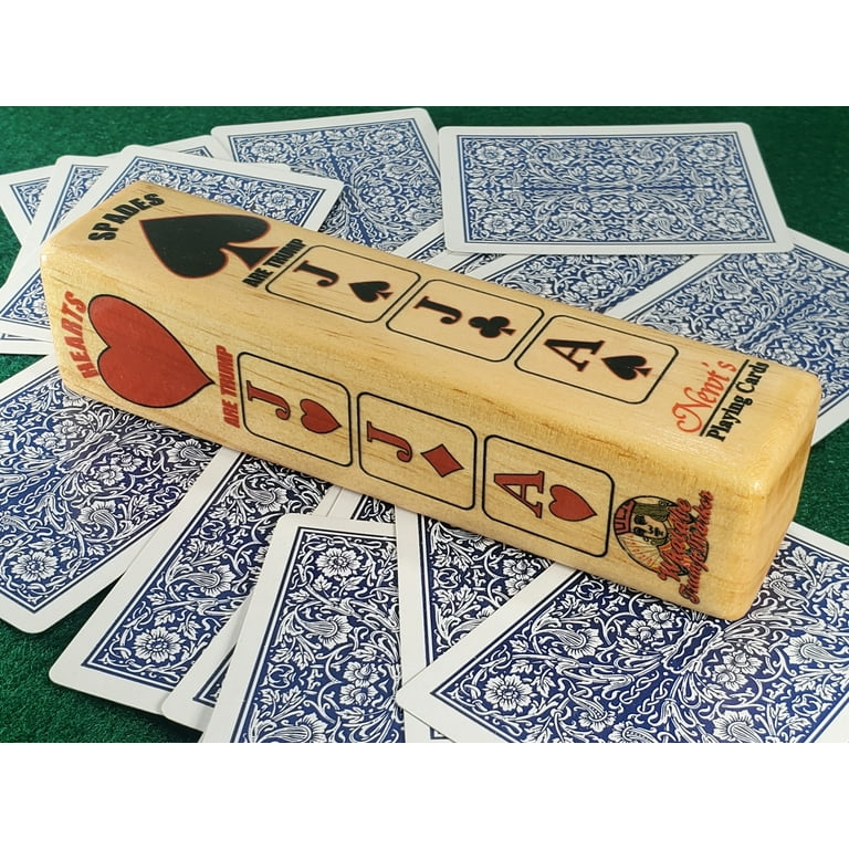 Euchre Trump Club - Stained - Combined trump indicator