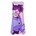 thumbnail image 4 of Noodle Gorillaz Sleeveless Dress For Womens Summer Novelty Sundress Soft Casual Knee Length Loose Tank Dress, 4 of 7