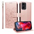 thumbnail image 1 of Funda Cartera GANGXUN con Diseño de Perrito en Relieve para Motorola Moto G04 /G24 /G04S , Protección 360° con Ranuras y Correa Desmontable, 1 of 6