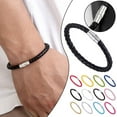 thumbnail image 2 of QHUDLV Couple Magnetic Cuff Bracelets – Braided Rope – Matching Gift Set, 2 of 9