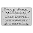 thumbnail image 1 of Billuyoard Padre madre hijo Feliz cumpleaños grabado dinero soporte regalos acero inoxidable portátil grabado insertar tarjetas manualidades fiesta Decoración del hogar Tipo 1 Billuyoard HA067349-01, 1 of 6