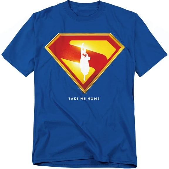 Superman 2025 Movie Take Me Home Shield Graphic Tee For Men & Women