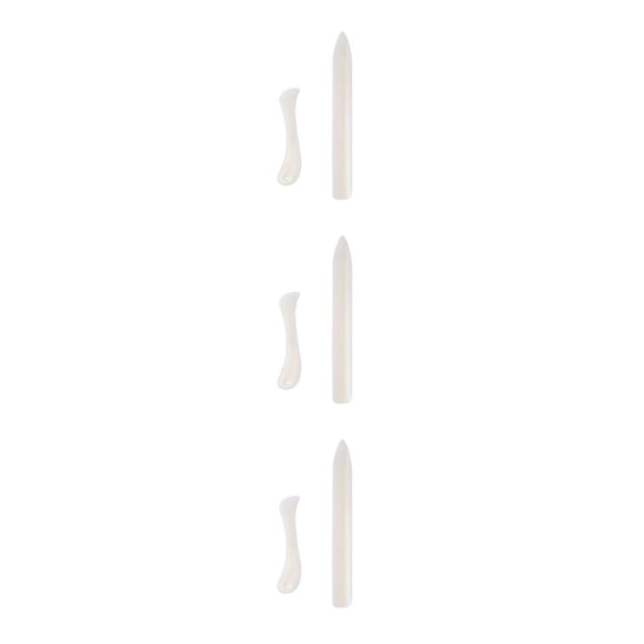 Bearachild 2 Pieces Scoring Creaser Folder Paper Scrapbooking Household DIY Plastic Handmade Cards Tool Bookbinding Crafts Scraper Type1 NO1 Bearachild CBP101104