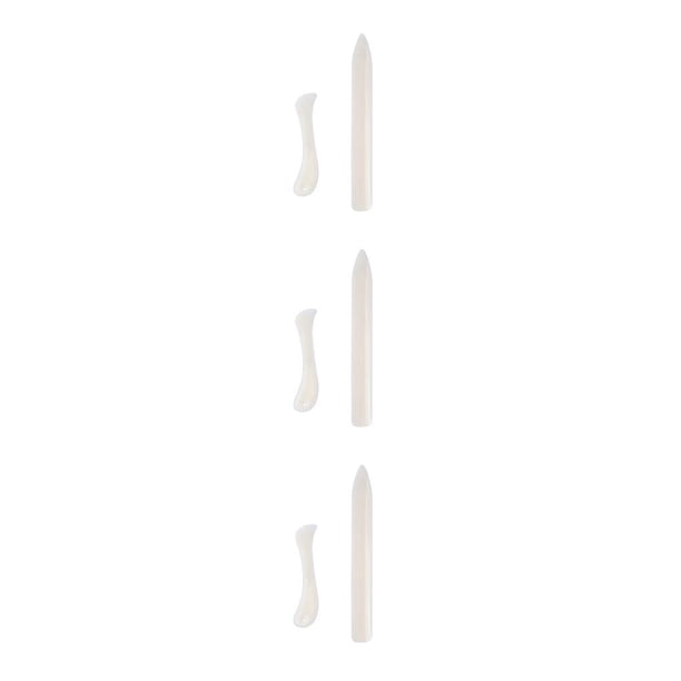 Bearachild 2 Pieces Scoring Creaser Folder Paper Scrapbooking Household DIY Plastic Handmade Cards Tool Bookbinding Crafts Scraper Type1 NO1 Bearachild CBP101104